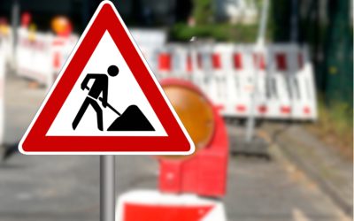 Travaux sur la route